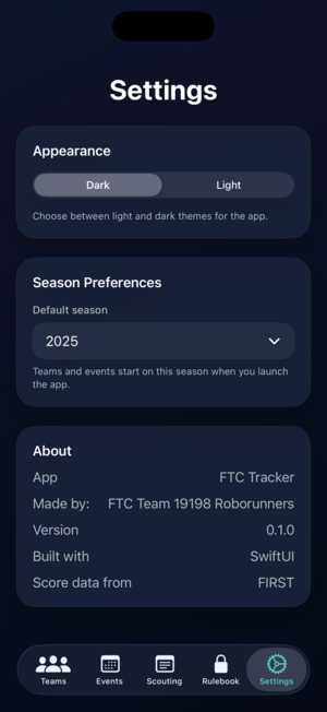 Settings tab thumbnail